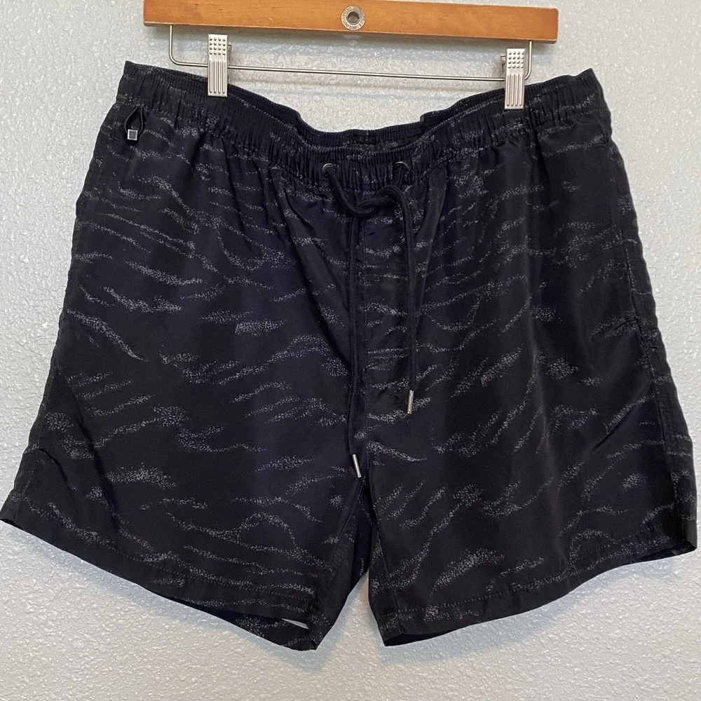 KSUBI Tiger Stripe men's XL Board Shorts Whip Print Mesh Lined Rare‎ HTF Shorts